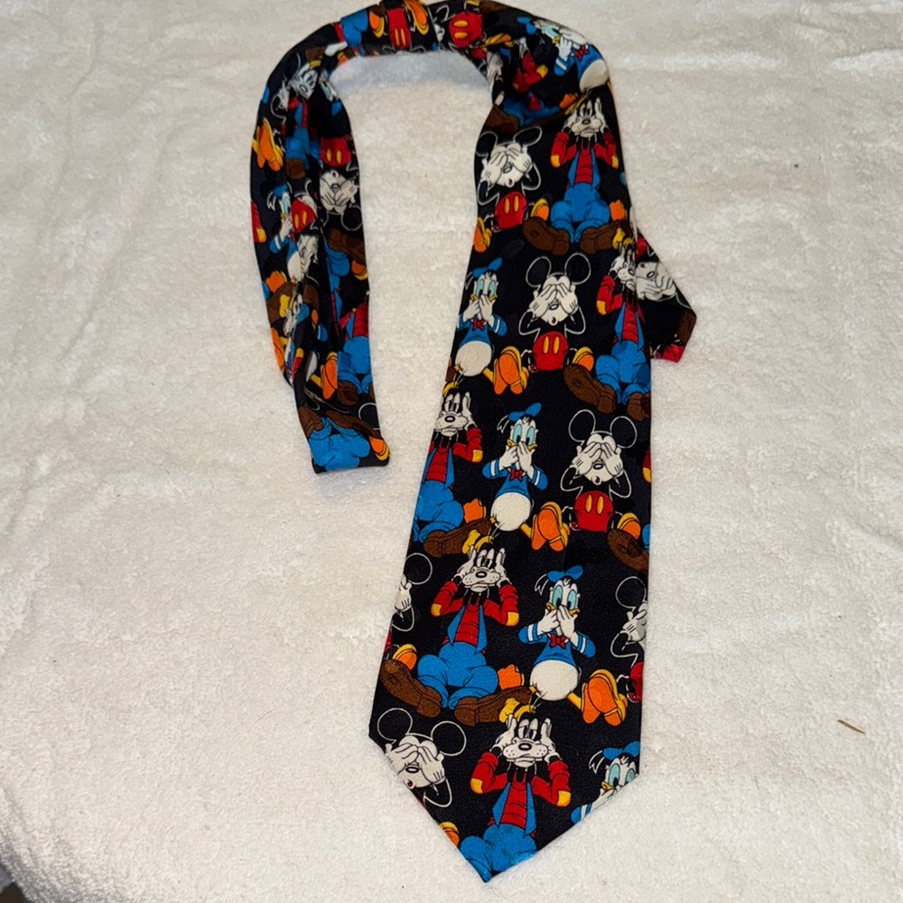 Vintage Mickey Inc. silk tie